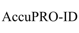 ACCUPRO-ID trademark