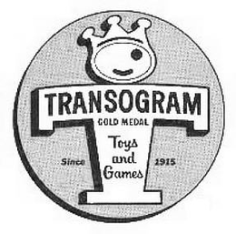 TRANSOGRAM GOLD MEDAL TOYS AND GAMES SINCE 1915 trademark