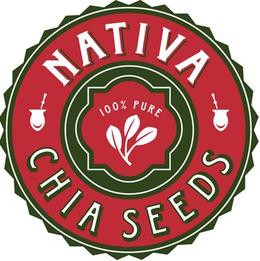 NATIVA CHIA SEEDS 100% PURE trademark
