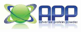 APP ADVANCE PROTEIN POWDER trademark