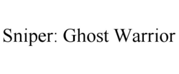 SNIPER: GHOST WARRIOR trademark