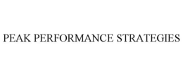 PEAK PERFORMANCE STRATEGIES trademark