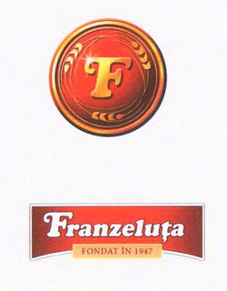 F FRANZELUTA FONDAT IN 1947 trademark