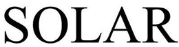 SOLAR trademark