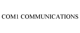COM1 COMMUNICATIONS trademark