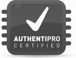 AUTHENTIPRO CERTIFIED trademark