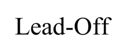 LEAD-OFF trademark