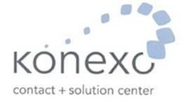 KONEXO CONTACT + SOLUTION CENTER trademark