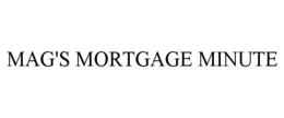 MAG'S MORTGAGE MINUTE trademark