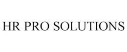 HR PRO SOLUTIONS trademark