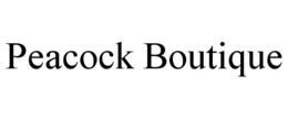 PEACOCK BOUTIQUE trademark