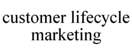 CUSTOMER LIFECYCLE MARKETING trademark