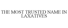 THE MOST TRUSTED NAME IN LAXATIVES trademark