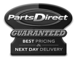 PARTSDIRECT GUARANTEED BEST PRICING & NEXT DAY DELIVERY trademark