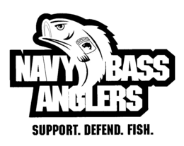 NAVY BASS ANGLERS SUPPORT. DEFEND. FISH. SUPPORT trademark