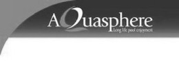 AQUASPHERE LONG LIFE POOL ENJOYMENT trademark