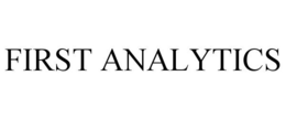 FIRST ANALYTICS trademark
