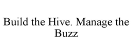 BUILD THE HIVE. MANAGE THE BUZZ trademark