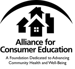 ALLIANCE FOR CONSUMER EDUCATION A FOUNDATION DEDICATED TO ADVANCING COMMUNITY HEATH AND WELL-BEING trademark