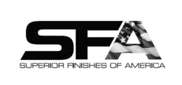 SFA SUPERIOR FINISHES OF AMERICA trademark
