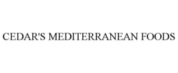 CEDAR'S MEDITERRANEAN FOODS trademark