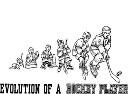EVOLUTION OF A HOCKEY PLAYER trademark