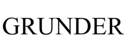 GRUNDER trademark