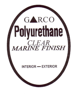GARCO POLYURETHANE CLEAR MARINE FINISH INTERIOR-EXTERIOR trademark