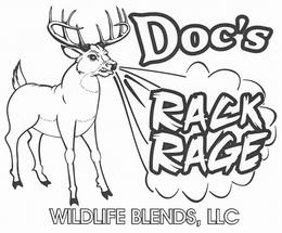 DOC'S RACK RAGE WILDLIFE BLENDS, LLC trademark