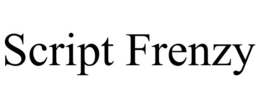 SCRIPT FRENZY trademark