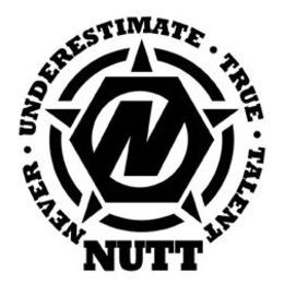 N NUTT NEVER · UNDERESTIMATE · TRUE · TALENT trademark