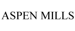 ASPEN MILLS trademark