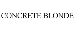 CONCRETE BLONDE trademark