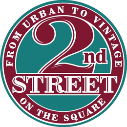 2ND STREET FROM URBAN TO VINTAGE ON THE SQUARE trademark
