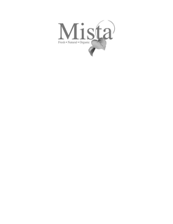 MISTA FRESH · NATURAL · ORGANIC trademark