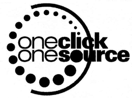 ONECLICK ONESOURCE trademark