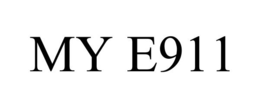 MY E911 trademark