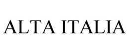 ALTA ITALIA trademark