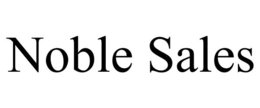 NOBLE SALES trademark