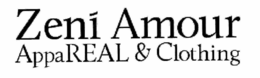 ZENI' AMOUR APPAREAL & CLOTHING trademark