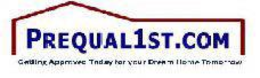 PREQUAL1ST.COM GETTING APPROVED TODAY FOR YOUR DREAM HOME TOMORROW trademark