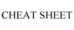 CHEAT SHEET trademark