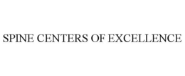 SPINE CENTERS OF EXCELLENCE trademark