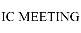 IC MEETING trademark