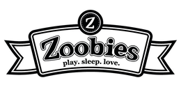 Z ZOOBIES PLAY. SLEEP. LOVE. trademark