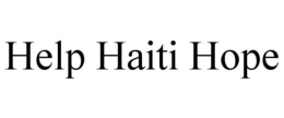 HELP HAITI HOPE trademark
