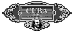 CUBA ORIGINAL BY PARFUMS DES CHAMPS trademark