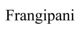 FRANGIPANI trademark