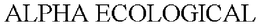 ALPHA ECOLOGICAL trademark