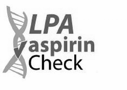 LPA ASPIRIN CHECK trademark